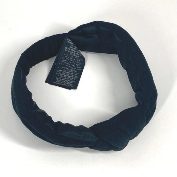 SAINT LAURENT PARIS 682968 headband hair accessories pile hair band cotton Black main image 6